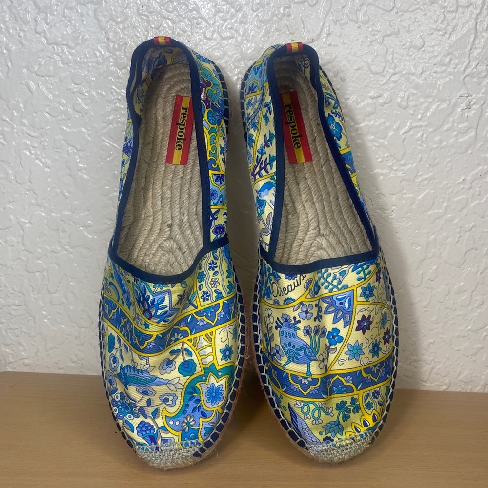 Vibrant Patterned Espadrille Slip-Ons - Picture 2 of 11